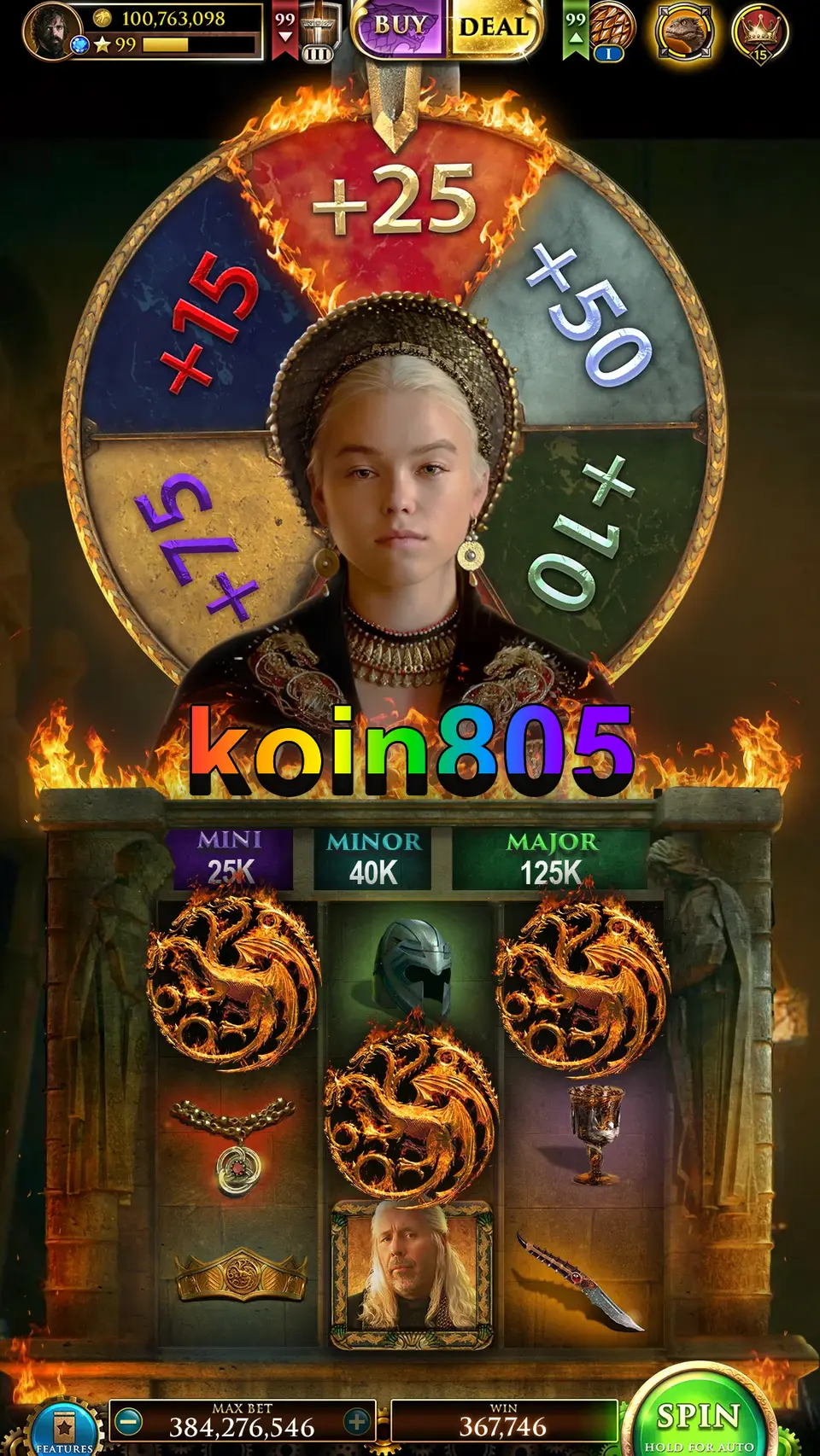 koin805 Tangkapan Layar Resmi APK